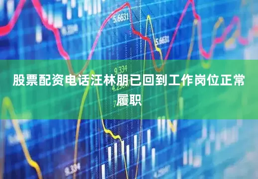 股票配资电话汪林朋已回到工作岗位正常履职
